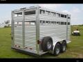 Livestock Trailer 14ft Aluminum Bumper Pull