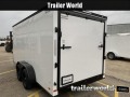 2020 CW 7' x 16' x 6.5' Vnose Enclosed Cargo Trailer BLACK OUT Stock# 55506