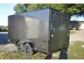 14ft Charcoal w/Blackout Package Motorcycle Trailer 