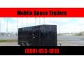 Covered Wagon Trailers 7x14 Blackout ramp door NationCraft Trailers