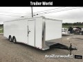  CW 28'  Enclosed Car Trailer 7' Tall 14k GVWR