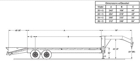 Buy & Sell New & Used Trailers 7x24 Big Tex 12GN Gooseneck Trailer