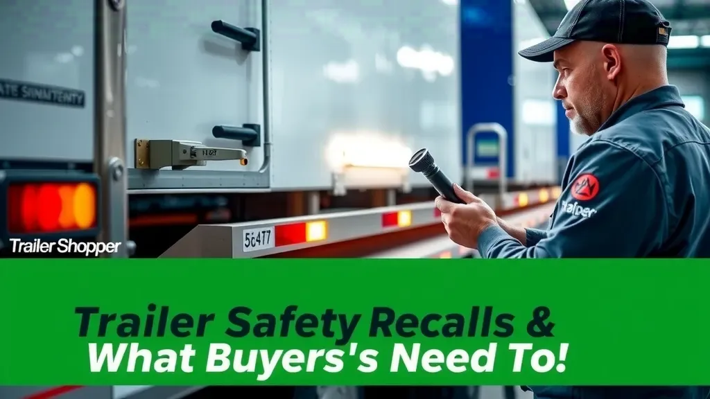 Trailer Safety Recalls & What Buyers Need to Know