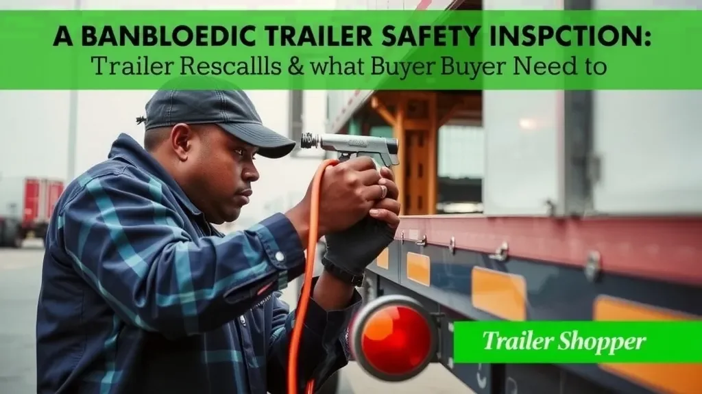 Trailer Safety Recalls & What Buyers Need to Know