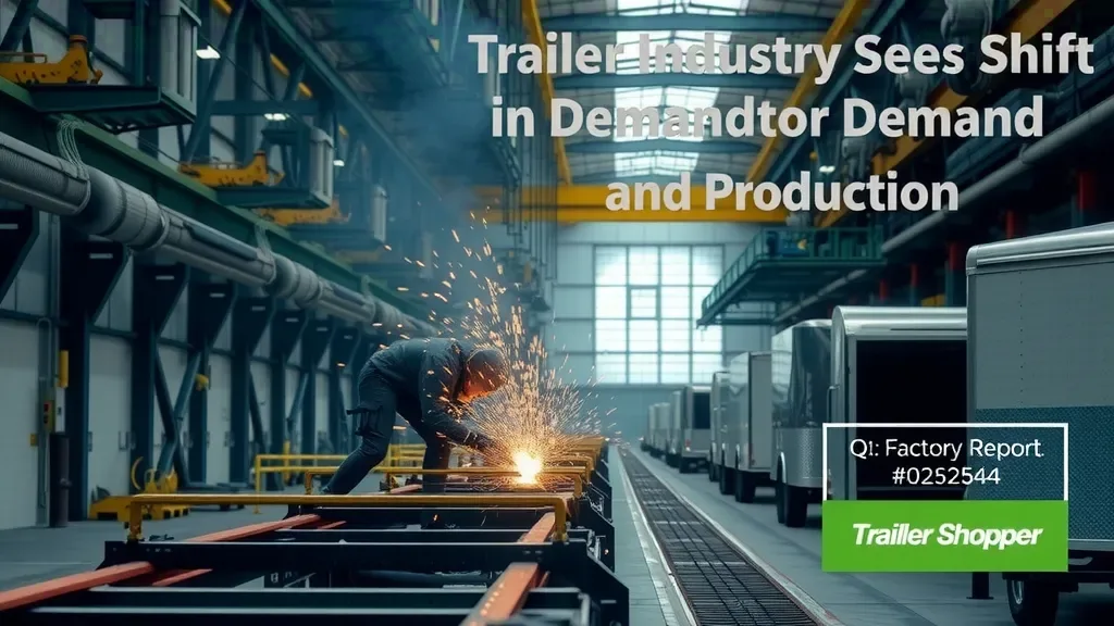 Trailer Industry Sees Shift in Demand and Production in Q1 2026: Factory Report
