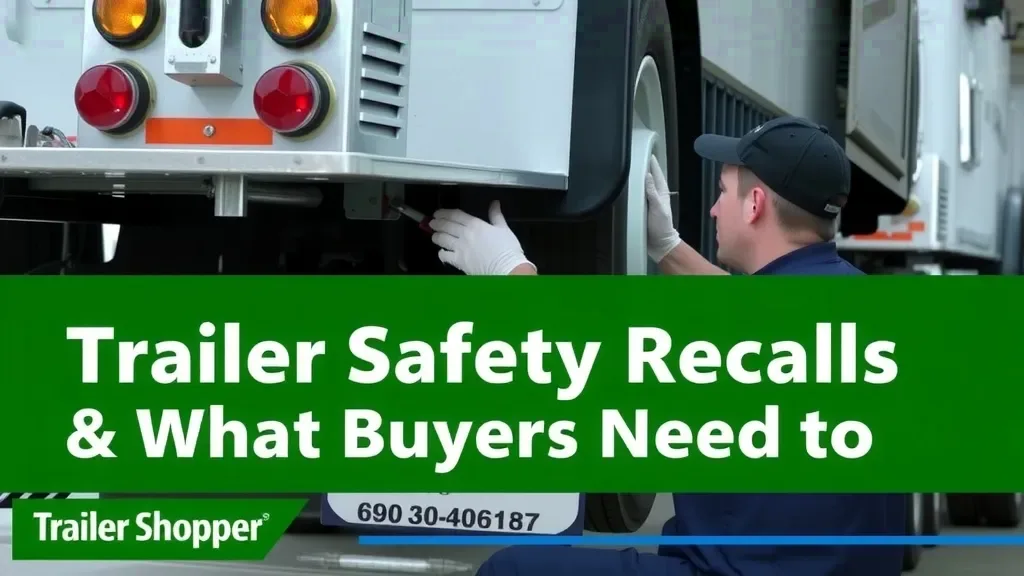 Trailer Safety Recalls & What Buyers Need to Know