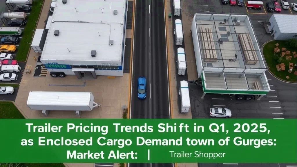 Trailer Pricing Trends Shift in Q1 2026 as Enclosed Cargo Demand Surges: Market Alert
