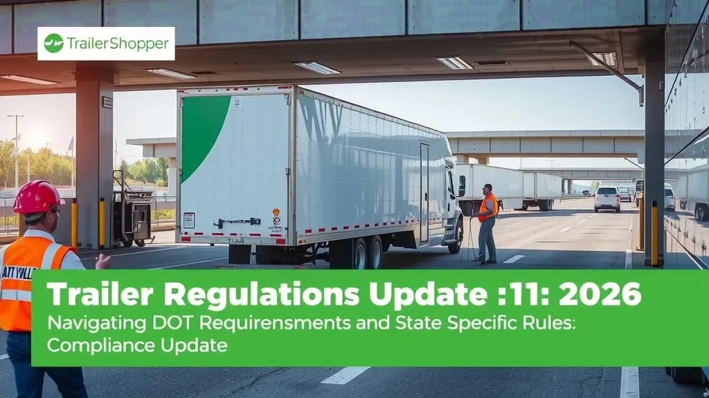 Trailer Regulations Update 2026: Navigating DOT Requirements and State-Specific Rules: Compliance Update