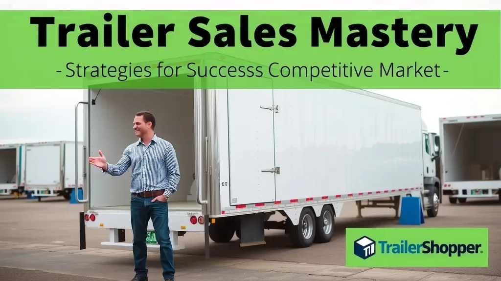 Trailer Sales Mastery: Strategies for Success in a Competitive Market