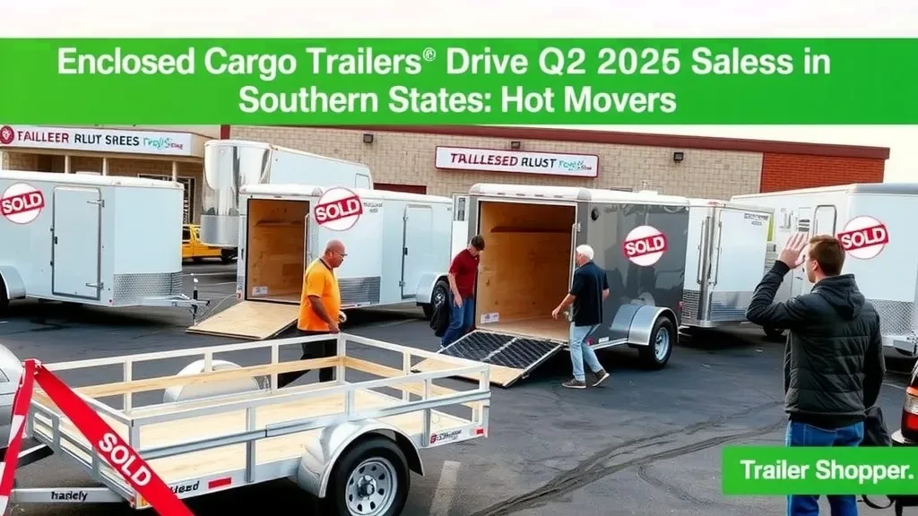 Enclosed Cargo Trailers Drive Q2 2026 Sales in the Southern United States: Hot Movers