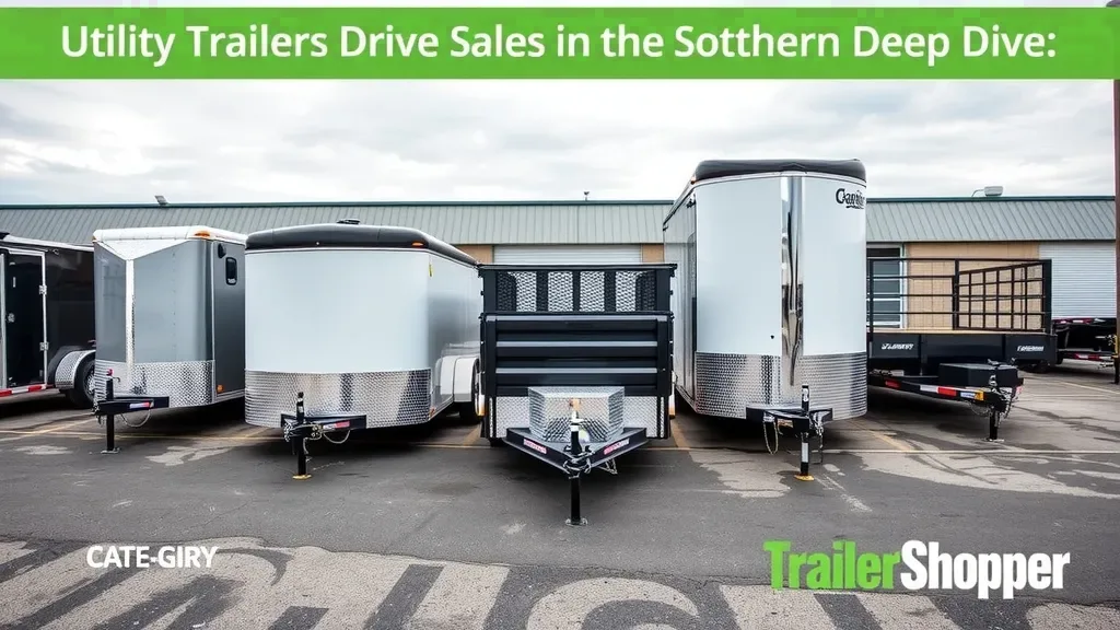 Utility Trailers Drive Sales in the Southern United States: Category Deep Dive