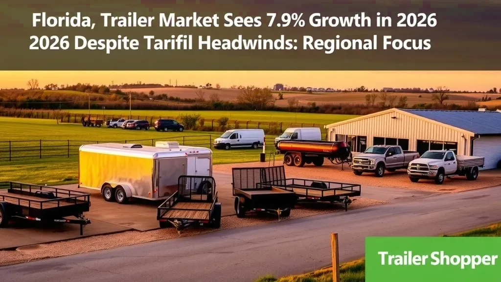 Florida Trailer Market Sees 7.9% Growth in 2026 Despite Tariff Headwinds: Regional Focus