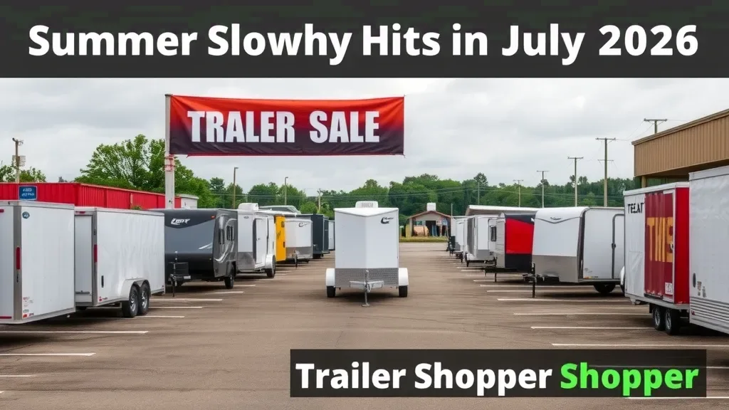 Summer Slowdown Hits Trailer Sales in July 2026