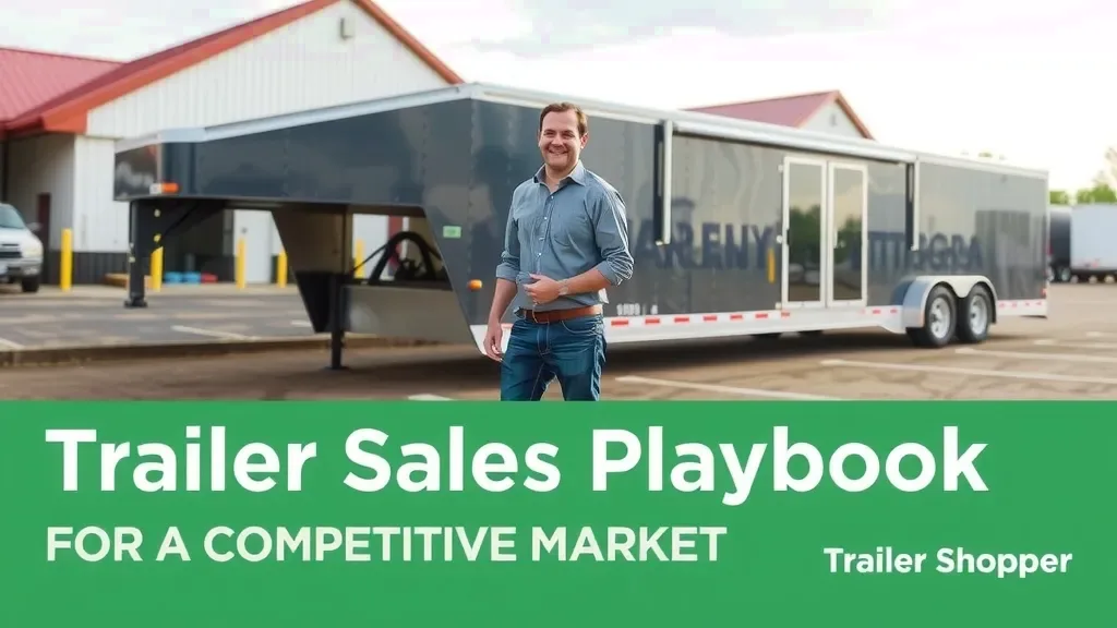 Trailer Sales Playbook for a Competitive Market: Sales Strategy