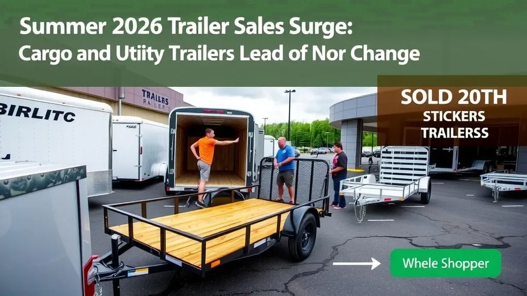 Summer 2026 Trailer Sales Surge: Cargo and Utility Trailers Lead the Charge