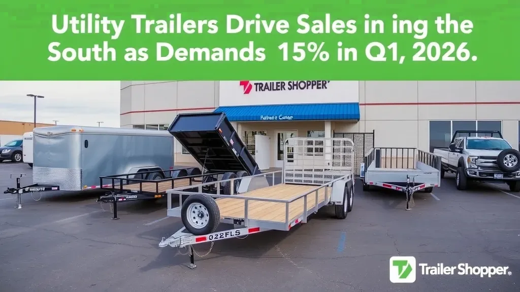 Utility Trailers Drive Sales in the South as Demand Surges 15% in Q1 2026