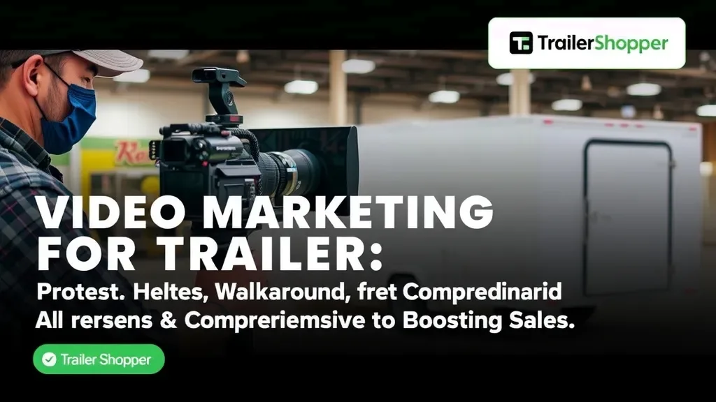 Video Marketing for Trailer Dealers: A Comprehensive Guide to Boosting Sales
