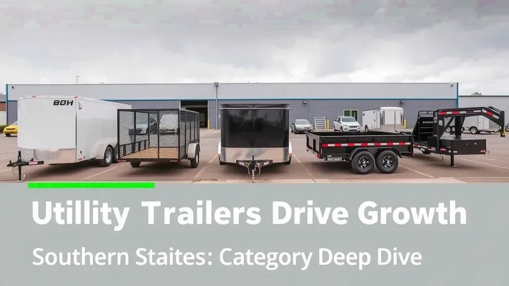 Utility Trailers Drive Growth in the Southern United States: Category Deep Dive