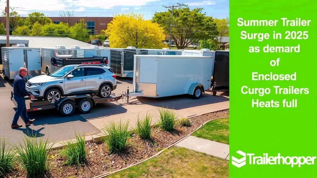 Summer Trailer Sales Surge in 2026 as Demand for Enclosed Cargo and Dump Trailers Heats Up
