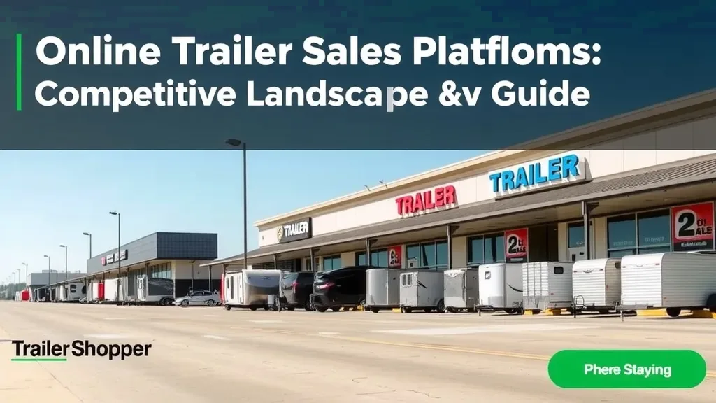 Online Trailer Sales Platforms: Competitive Landscape & Dealer Guide