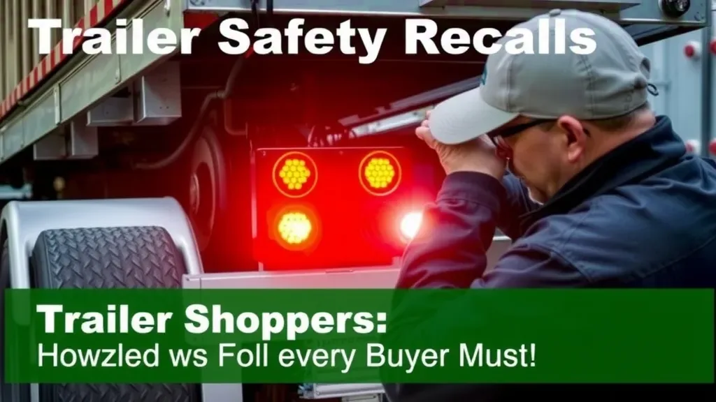 Trailer Safety Recalls: What Every Buyer Must Know