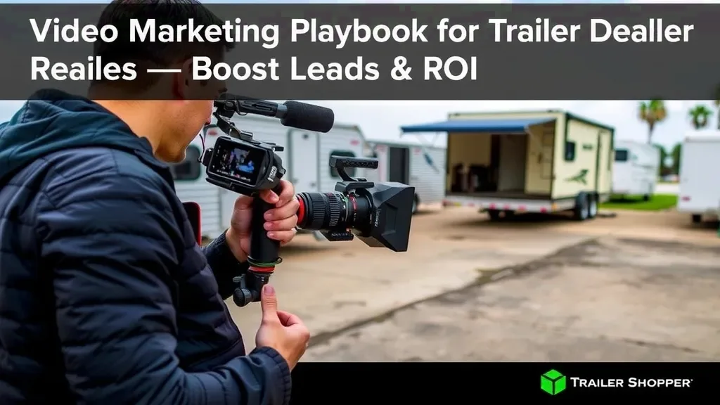 Video Marketing Playbook for Trailer Dealers – Boost Leads & ROI