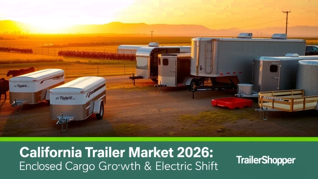 California Trailer Market 2026: Enclosed Cargo Growth & Electric Shift