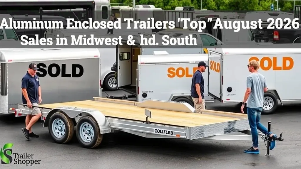 Aluminum Enclosed Trailers Top August 2026 Sales in Midwest & South