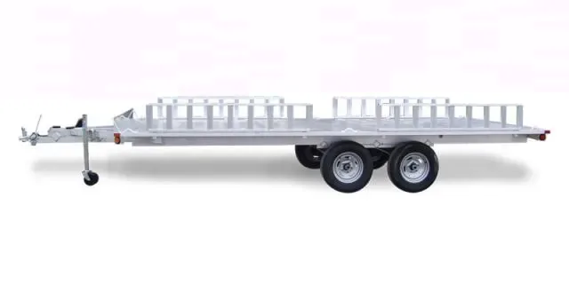 16ft Lightweight Silver ATV Trailer