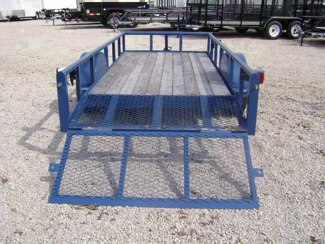 12ft Blue SA ATV Trailer w/Ramp