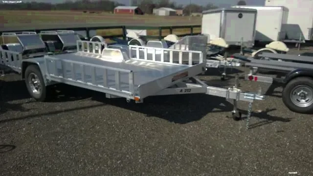 12ft Aluminum ATV Trailer w/Side Ramps