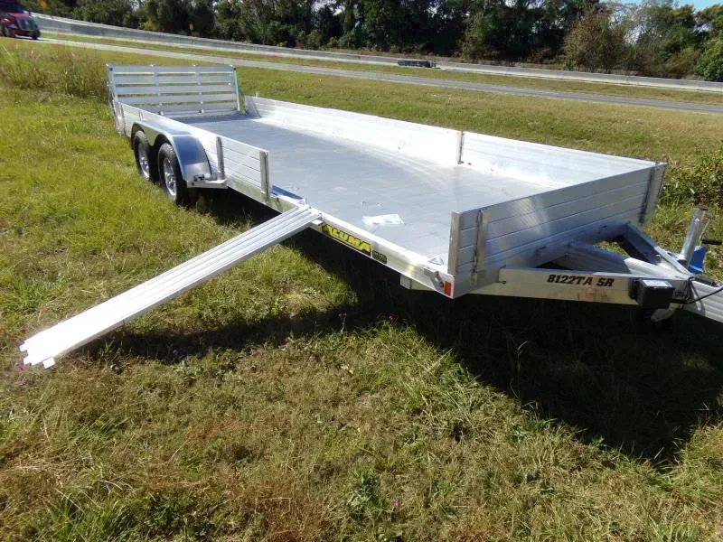 2023 Aluma 8118 BT SR SIDE LOAD ALUMINUM  ATV Trailer