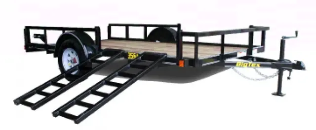 14ft SA ATV Trailer w/Side Ramps