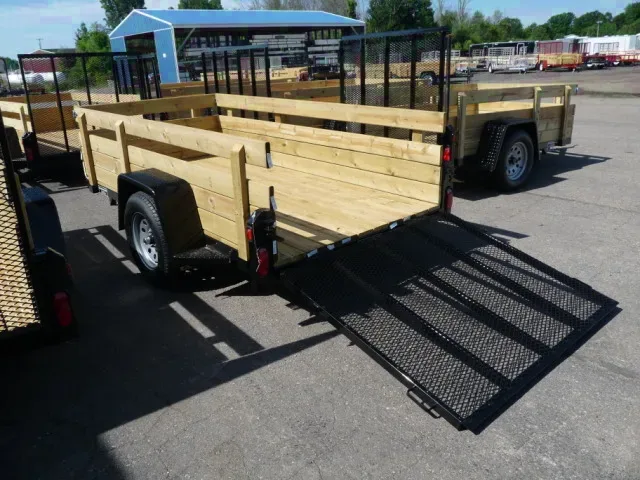 10ft  ATV Trailer w/Diamond Tread Plate Fenders