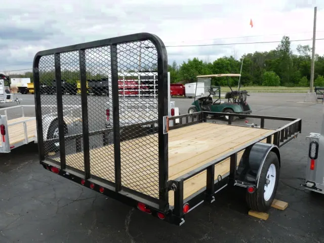 12ft  ATV Trailer with Side and Rear Ramp