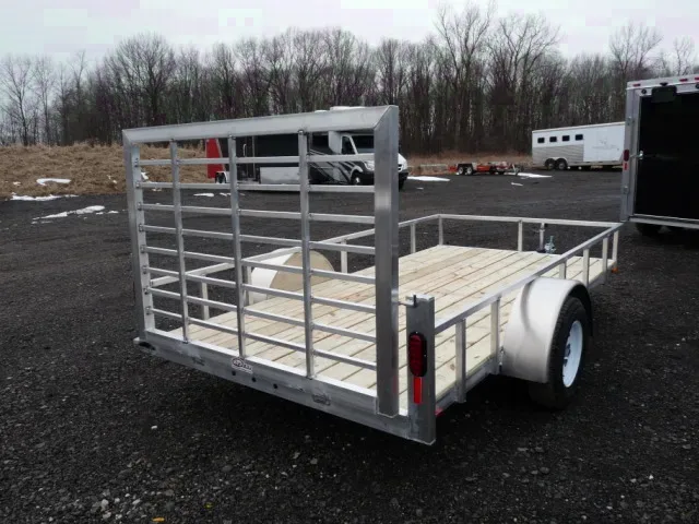 Silver 12ft ATV Open Trailer