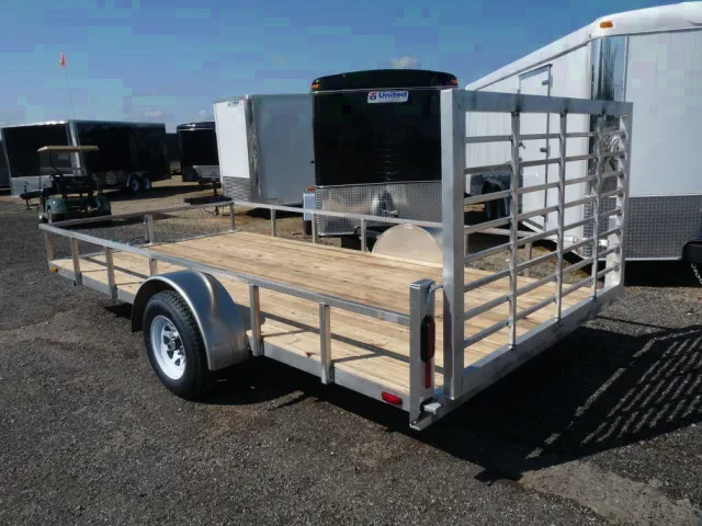 14ft Open Aluminum Motorcycle Trailer