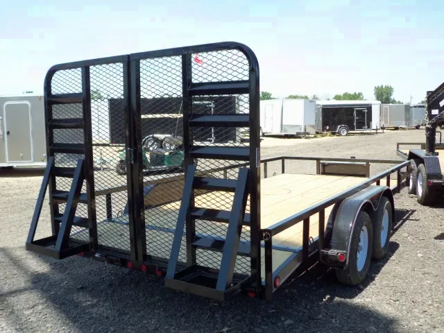 16ft Utility Landscape Trailer w/Front Toolbox