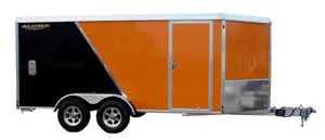 2021 Aluma 7x16 Enclosed ATV Hauler Trailer