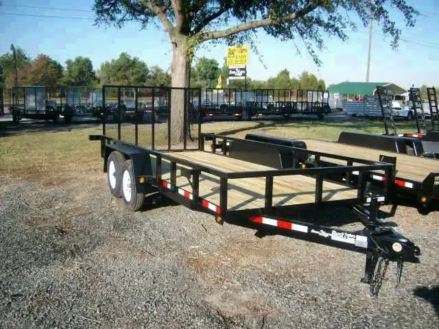 2025 Down 2 Earth 76x16 Black ATV Utility Trailer for Sale