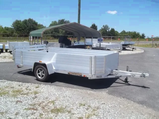 2025 Aluma 77x12H BT Single Axle ATV Hauler with Solid Sides