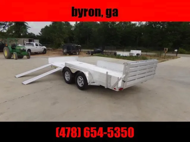 2025 Aluma 8116 BT SR Side Load Aluminum ATV Trailer - Make Offer