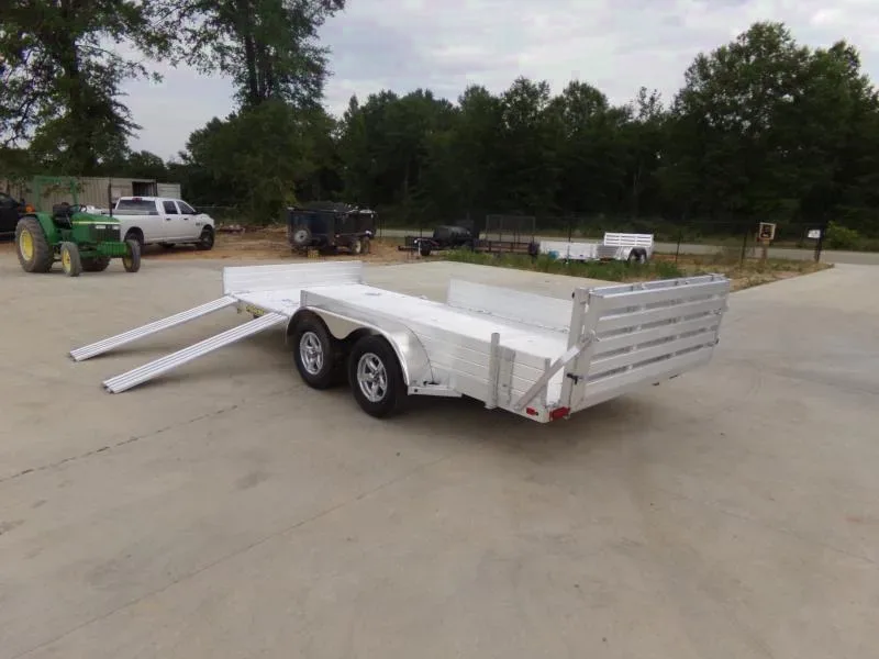 2025 Aluma 8116 BT SR Side Load Aluminum ATV Trailer - Make Offer