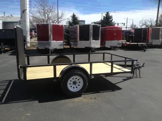 10ft utility trailer w/Rail Sides
