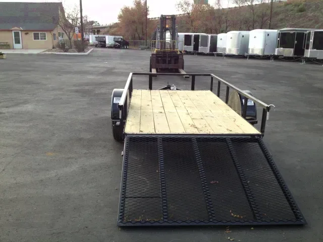 Black 10ft SA ATV/Utility Trailer