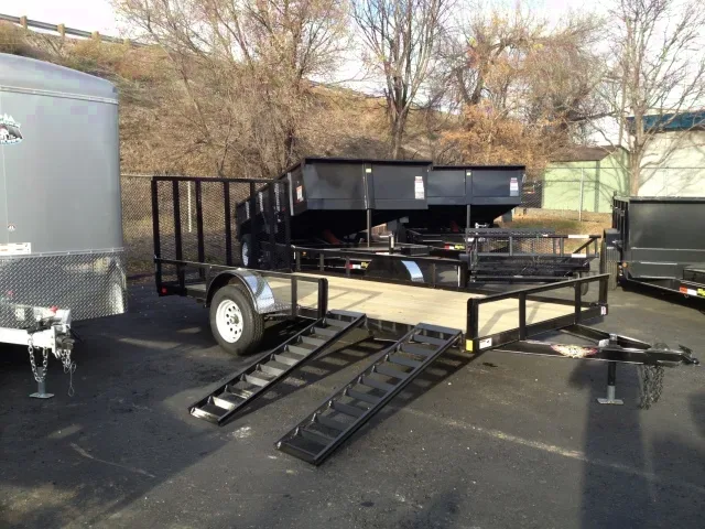 14ft SA ATV trailer with side ramps