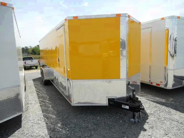 24ft V-Nose Multi ATV Trailer w/ Finished Interior