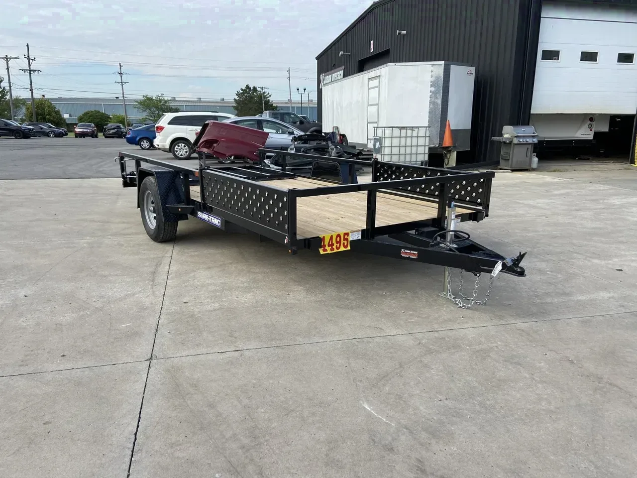 Sure-Trac 7x14 Tube-Top ATV Trailer 5K axle