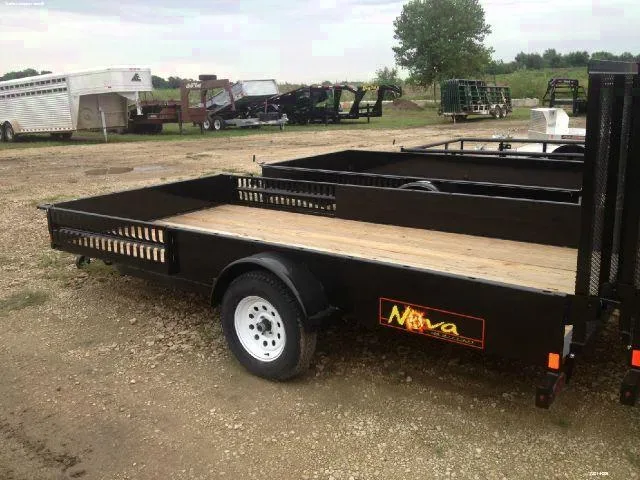 ATV Trailer 14ft SA w/Side Ramps