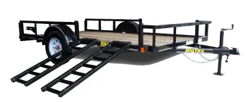 12FT SA ATV TRAILER W/SIDE RAMPS